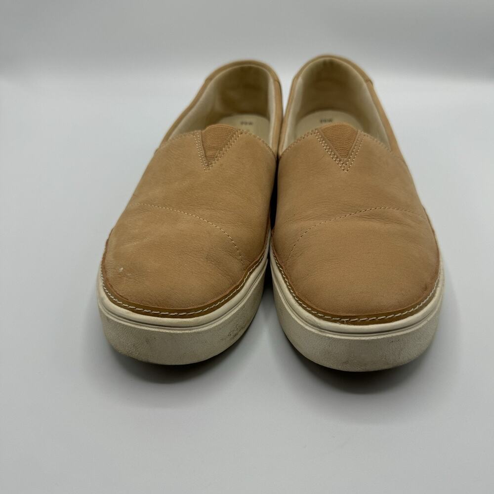 Toms Parker Slip On Shoes Honey Faux Leather Size 9.5 - Picture 4 of 8